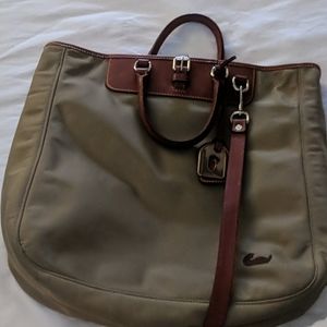 Dooney & Bourke Khaki Green Editor's Tote